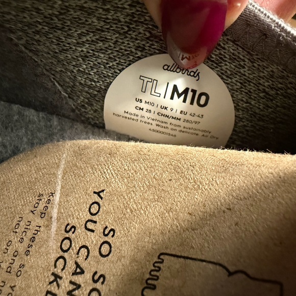 Allbirds Charcoal Knit Slip-On Shoes - Picture 4 of 7